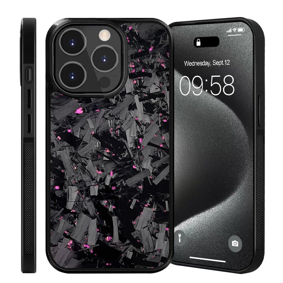 STRK™ Forged Carbon Fibre purple flake Phone Case
