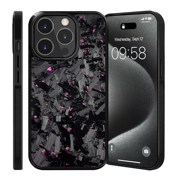 STRK™ Forged Carbon Fibre purple flake Phone Case