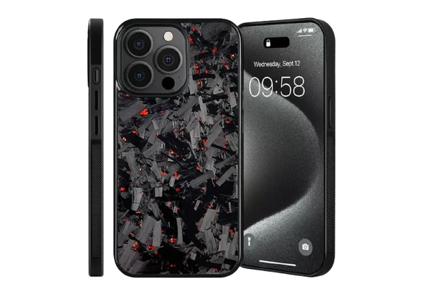 STRK™ Forged Carbon Fiber iPhone Case – Red